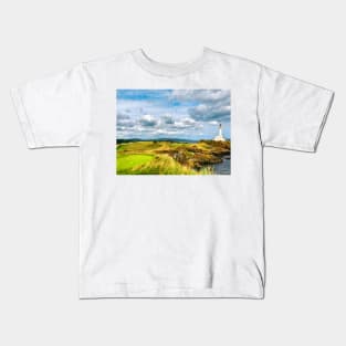 9th Hole at Turnberry Golf Club Kids T-Shirt